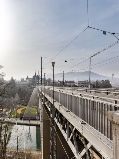 Sicherheitsnetze Kirchenfeld- &amp; Kornhausbrücke Bern