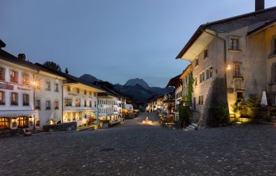 Beleuchtung Stadt Gruyère